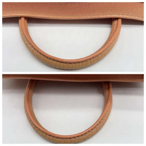 SALE! Celine Luggage Nano Shopper Calfskin Pink/Beige 2 Way Mini Bag W/DB/Strap - Picture 14 of 16